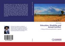 Copertina di Education, Disability and Armed Conflict: