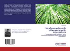 Buchcover von Social enterprises role within community organisations