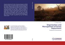 Buchcover von Organization and Management of Forest Department