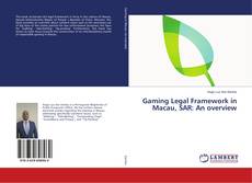 Buchcover von Gaming Legal Framework in Macau, SAR: An overview
