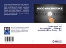 Buchcover von Governance and Accountability of Ngos in Manicaland Province of Zim