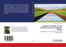 Buchcover von Impact of WUA on the Efficient Use of Irrigation Water