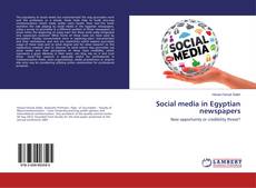 Buchcover von Social media in Egyptian newspapers