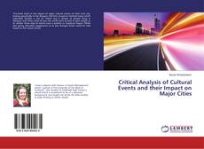 Buchcover von Critical Analysis of Cultural Events and their Impact on Major Cities