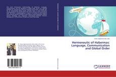 Buchcover von Hermeneutic of Habermas: Language, Communication and Global Order