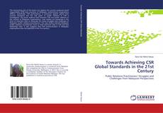 Buchcover von Towards Achieving CSR Global Standards in the 21st Century