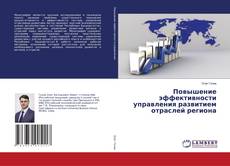 Buchcover von Повышение эффективности управления развитием отраслей региона