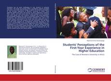 Couverture de Students' Perceptions of the First-Year Experience in Higher Education