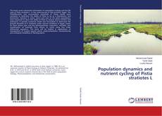 Copertina di Population dynamics and nutrient cycling of Pistia stratiotes L