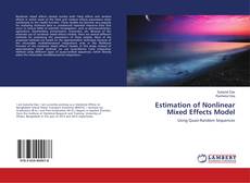Buchcover von Estimation of Nonlinear Mixed Effects Model