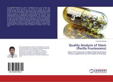 Buchcover von Quality Analysis of Silam (Perilla Fructescens)