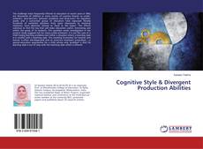 Buchcover von Cognitive Style & Divergent Production Abilities