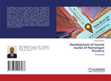 Buchcover von Development of tourist routes of Namangan Province