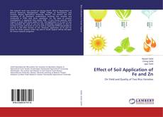 Buchcover von Effect of Soil Application of Fe and Zn