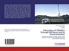 Copertina di Fabrication of TiNiPdCu Through PM Route and Its Characterization