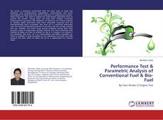 Buchcover von Performance Test & Parametric Analysis of Conventional Fuel & Bio-Fuel