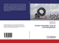 Buchcover von Gender inequality: Case of rural Bangladesh