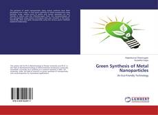Buchcover von Green Synthesis of Metal Nanoparticles