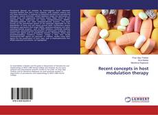 Buchcover von Recent concepts in host modulation therapy