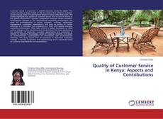 Copertina di Quality of Customer Service in Kenya: Aspects and Contributions
