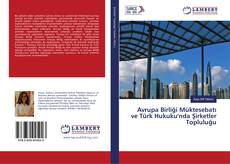 Capa do livro de Avrupa Birliği Müktesebatı ve Türk Hukuku'nda Şirketler Topluluğu 