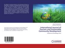 Copertina di International Journal of Tourism and Sustainable Community Development