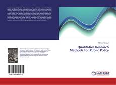 Buchcover von Qualitative Research Methods for Public Policy