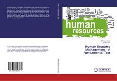 Buchcover von Human Resource Management - A Fundamental Text