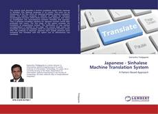 Copertina di Japanese - Sinhalese Machine Translation System