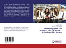 Capa do livro de The Development and Accreditation of Factors, Criteria and Indicators 