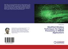 Copertina di Modified Window Techniques for Signal Processing in RADAR Applications