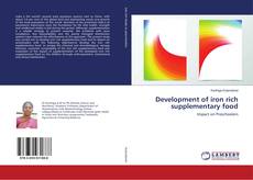 Copertina di Development of iron rich supplementary food