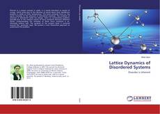 Bookcover of Lattice Dynamics of Disordered Systems