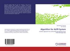Copertina di Algorithm for ALPR System