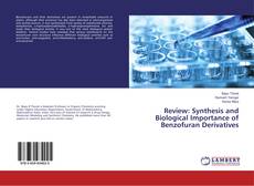 Copertina di Review: Synthesis and Biological Importance of Benzofuran Derivatives