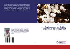 Copertina di Environment on Cotton Growth and Development