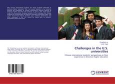 Copertina di Challenges in the U.S. universities