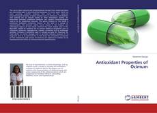 Copertina di Antioxidant Properties of Ocimum