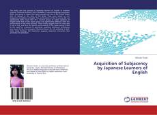 Copertina di Acquisition of Subjacency by Japanese Learners of English