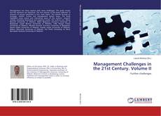 Copertina di Management Challenges in the 21st Century. Volume II