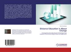Couverture de Distance Education is About Change