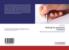 Copertina di Writing for Academic Purposes