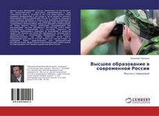 Buchcover von Высшее образование в современной России