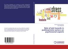 Buchcover von Role of job hazards in public/private sectors on psychosocial aspects
