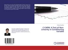 Buchcover von C-CAPM: A Test of Non-Linearity in Conditioning Variable
