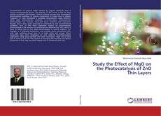 Couverture de Study the Effect of MgO on the Photocatalysis of ZnO Thin Layers