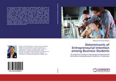 Buchcover von Determinants of Entrepreneurial Intention among Business Students