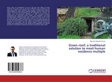 Buchcover von Green roof; a traditional solution to meet human residence multiple