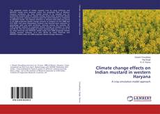 Copertina di Climate change effects on Indian mustard in western Haryana