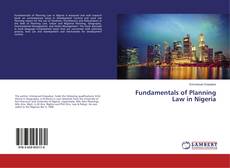 Copertina di Fundamentals of Planning Law in Nigeria